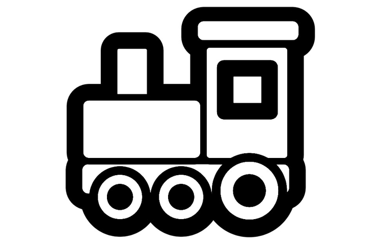 Dibujo para colorear: Train / Locomotive (Transporte) #135085 - Dibujos para Colorear e Imprimir Gratis