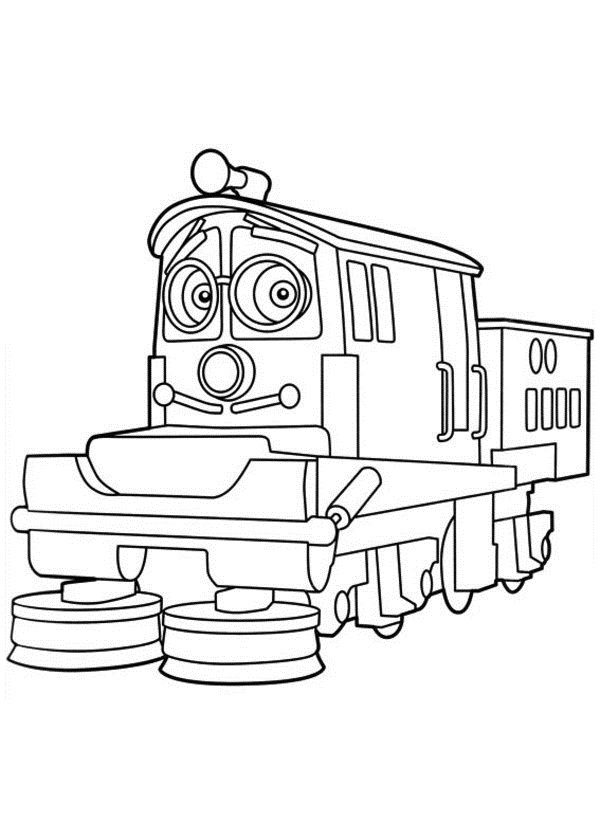 Dibujo para colorear: Train / Locomotive (Transporte) #135097 - Dibujos para Colorear e Imprimir Gratis