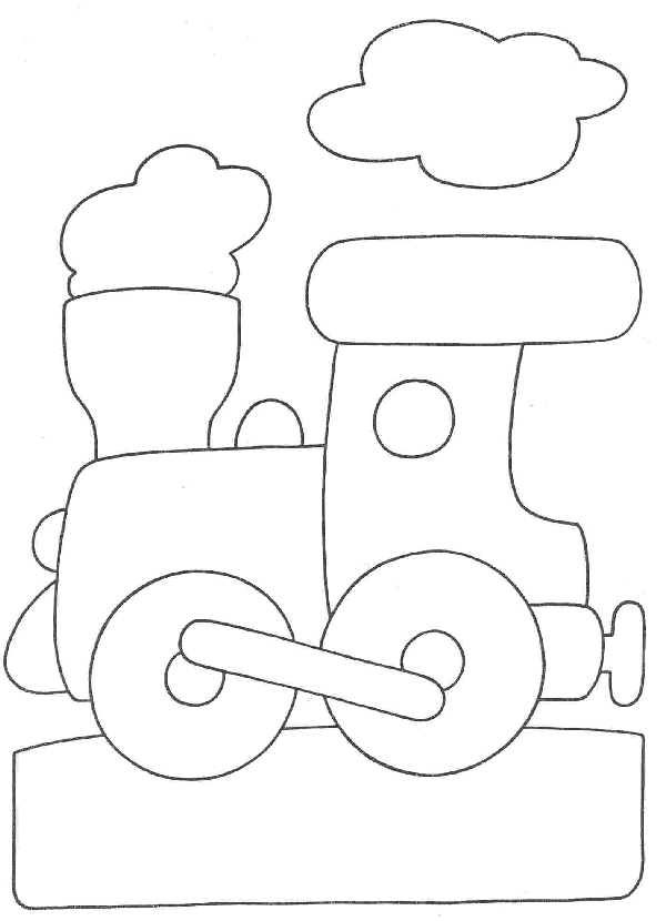 Dibujo para colorear: Train / Locomotive (Transporte) #135120 - Dibujos para Colorear e Imprimir Gratis