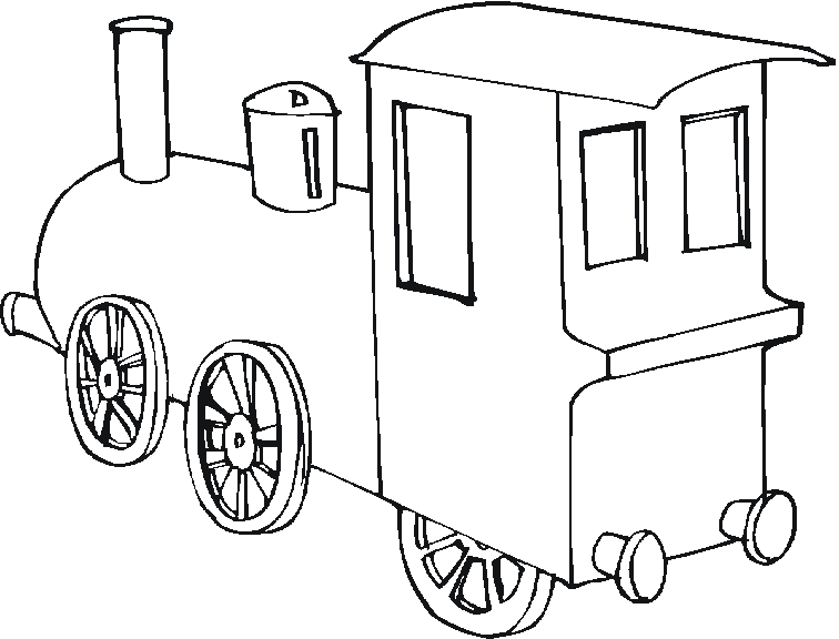 Dibujo para colorear: Train / Locomotive (Transporte) #135130 - Dibujos para Colorear e Imprimir Gratis