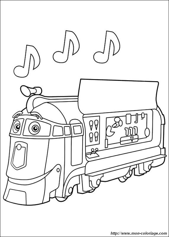 Dibujo para colorear: Train / Locomotive (Transporte) #135155 - Dibujos para Colorear e Imprimir Gratis