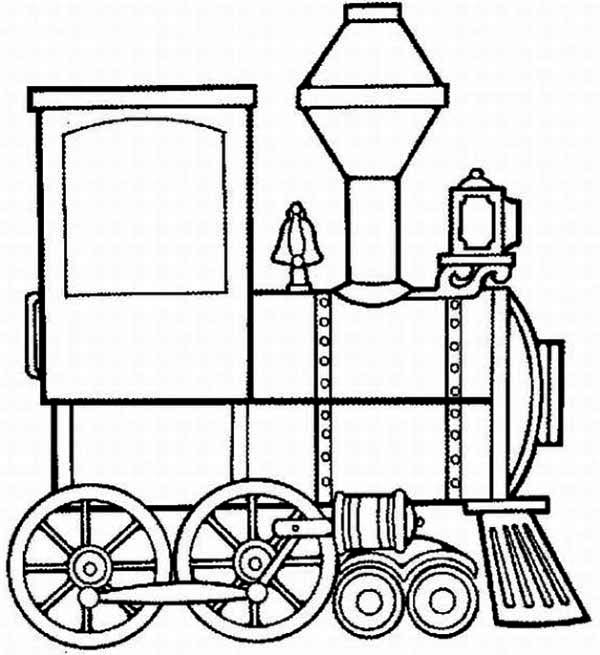 Dibujo para colorear: Train / Locomotive (Transporte) #135169 - Dibujos para Colorear e Imprimir Gratis
