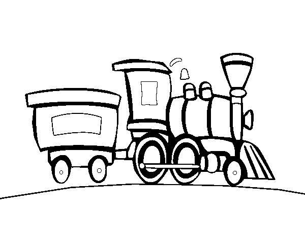 Dibujo para colorear: Train / Locomotive (Transporte) #135175 - Dibujos para Colorear e Imprimir Gratis