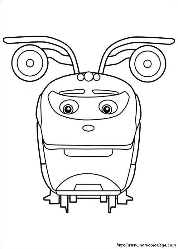 Dibujo para colorear: Train / Locomotive (Transporte) #135183 - Dibujos para Colorear e Imprimir Gratis