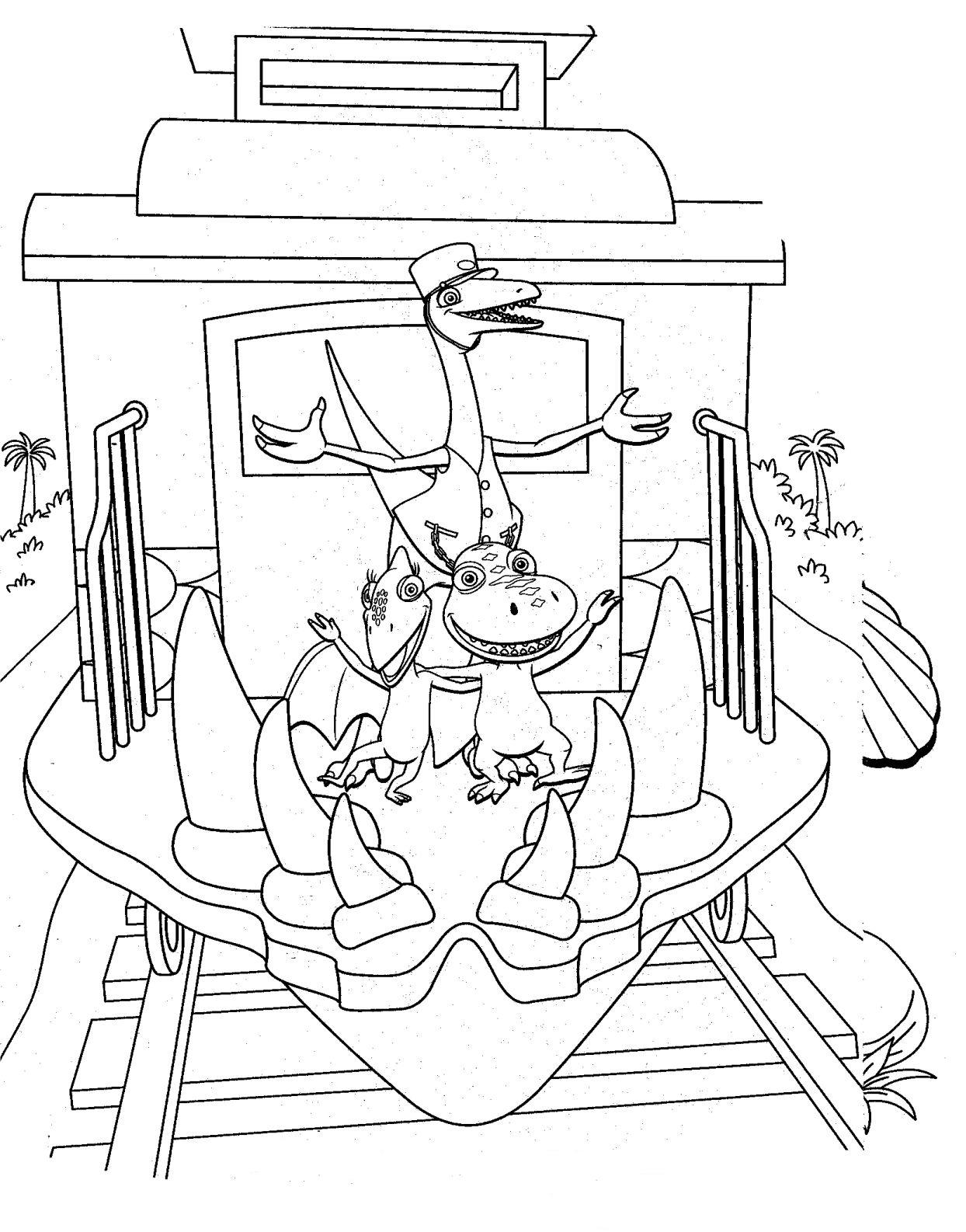 Dibujo para colorear: Train / Locomotive (Transporte) #135201 - Dibujos para Colorear e Imprimir Gratis