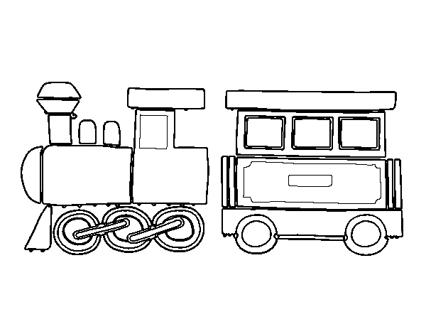 Dibujo para colorear: Train / Locomotive (Transporte) #135221 - Dibujos para Colorear e Imprimir Gratis