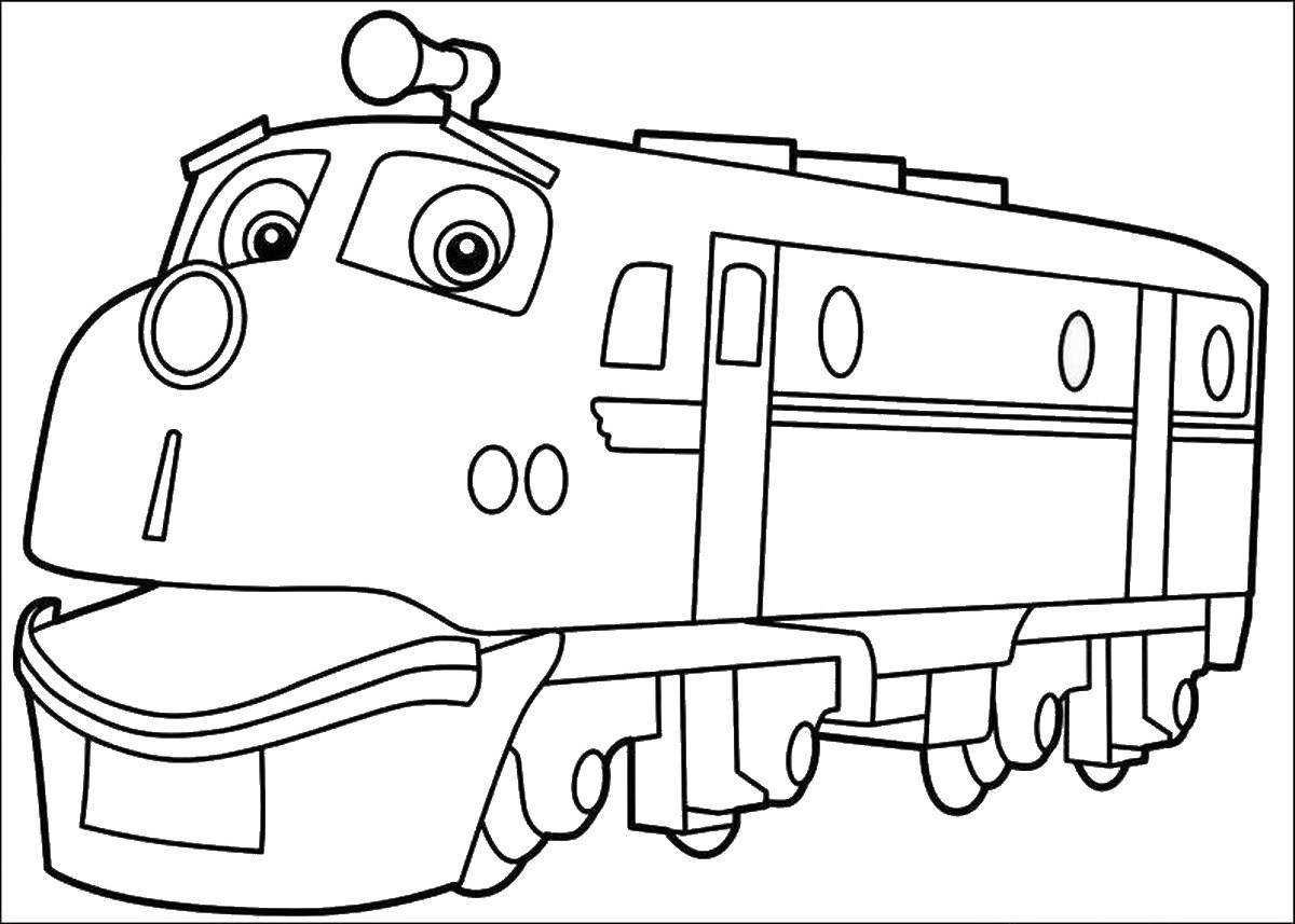 Dibujo para colorear: Train / Locomotive (Transporte) #135238 - Dibujos para Colorear e Imprimir Gratis