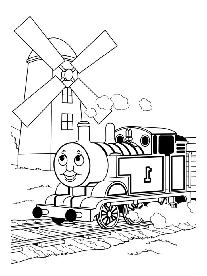 Dibujo para colorear: Train / Locomotive (Transporte) #135241 - Dibujos para Colorear e Imprimir Gratis