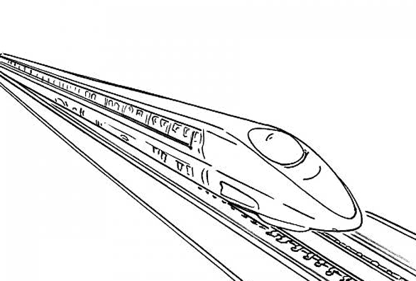 Dibujo para colorear: Train / Locomotive (Transporte) #135245 - Dibujos para Colorear e Imprimir Gratis