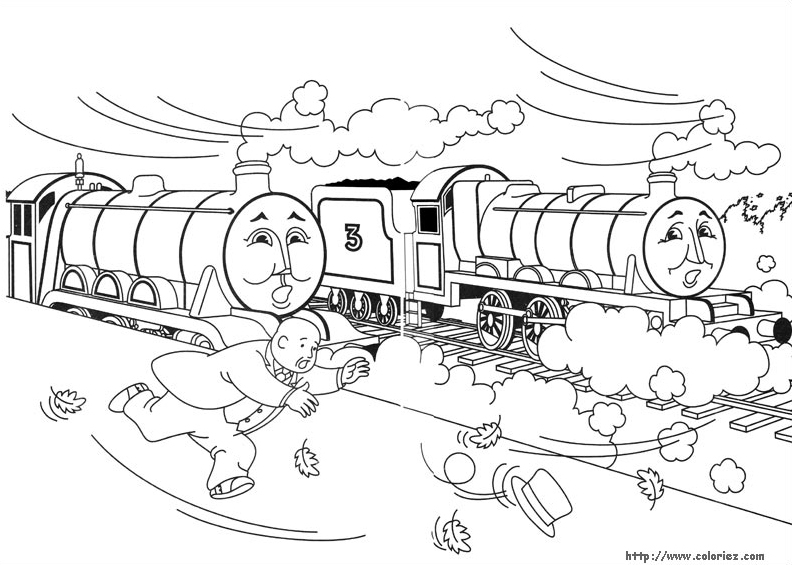 Dibujo para colorear: Train / Locomotive (Transporte) #135246 - Dibujos para Colorear e Imprimir Gratis