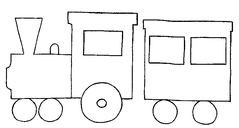 Dibujo gratuito Tren / Locomotora #135078 de la coleccion Transporte para imprimir