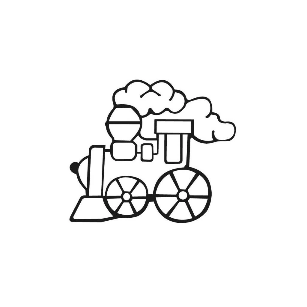 Dibujo gratuito Tren / Locomotora #135092 de la coleccion Transporte para imprimir