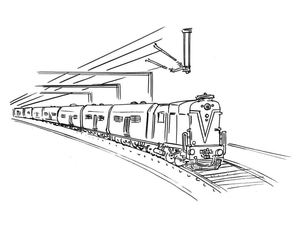 Dibujo gratuito Tren / Locomotora #135108 de la coleccion Transporte para imprimir Dibujo gratuito Tren / Locomotora #135108 de la coleccion Transporte para imprimir