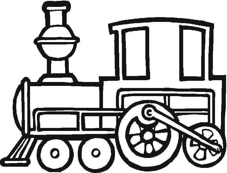 Dibujo para colorear: Tren / Locomotora (Transporte) #135188 - Dibujos para Colorear e Imprimir Gratis
