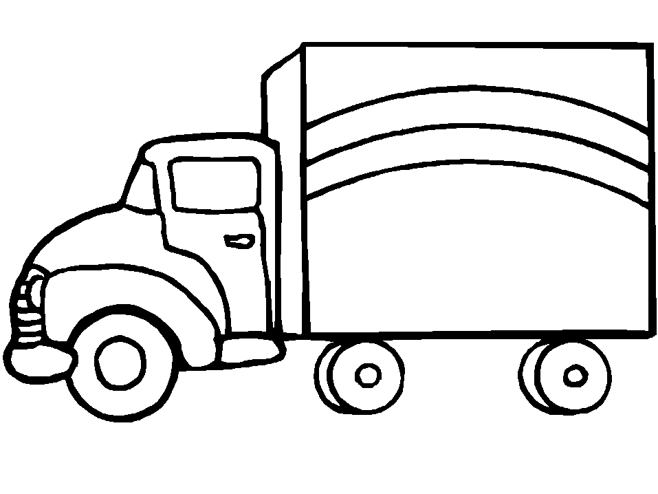 Dibujo para colorear: Truck (Transporte) #135531 - Dibujos para Colorear e Imprimir Gratis