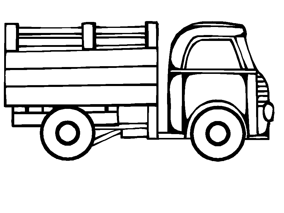 Dibujo para colorear: Truck (Transporte) #135545 - Dibujos para Colorear e Imprimir Gratis