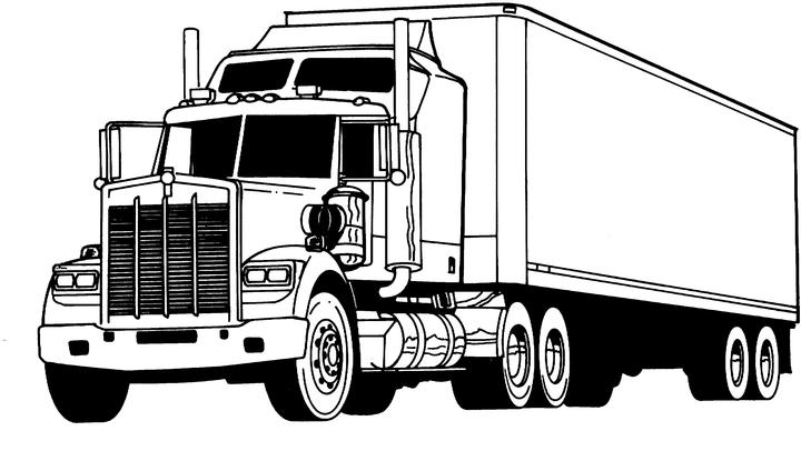 Dibujo para colorear: Truck (Transporte) #135560 - Dibujos para Colorear e Imprimir Gratis