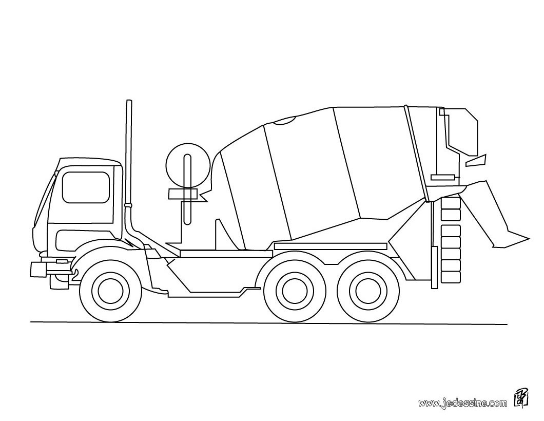Dibujo para colorear: Truck (Transporte) #135566 - Dibujos para Colorear e Imprimir Gratis