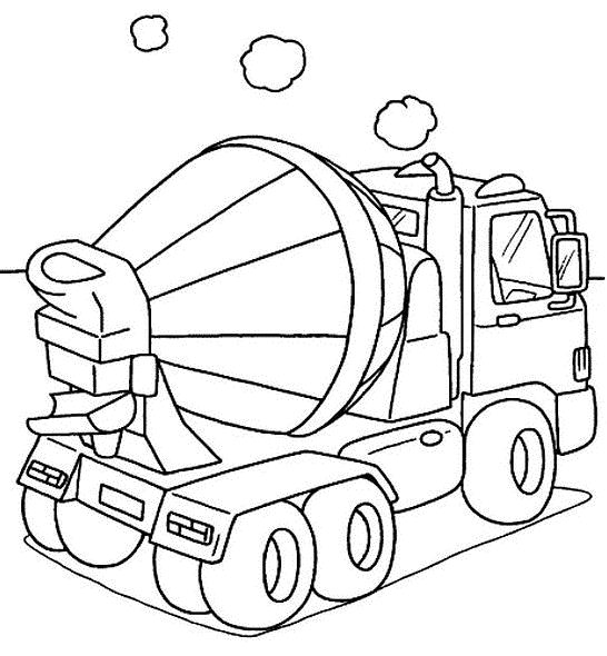 Dibujo para colorear: Truck (Transporte) #135575 - Dibujos para Colorear e Imprimir Gratis