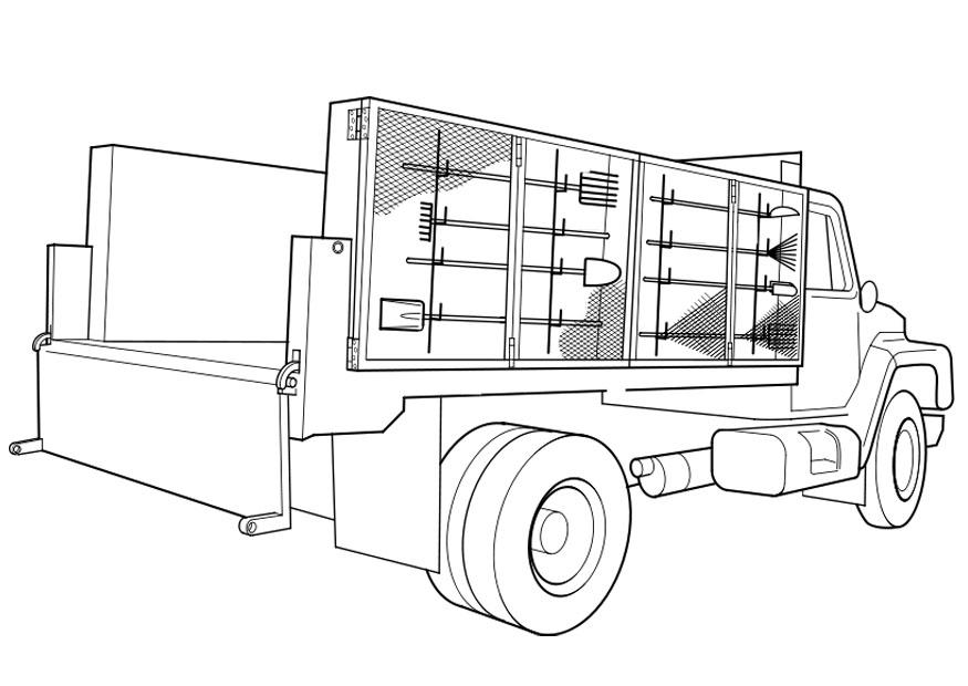 Dibujo para colorear: Truck (Transporte) #135579 - Dibujos para Colorear e Imprimir Gratis