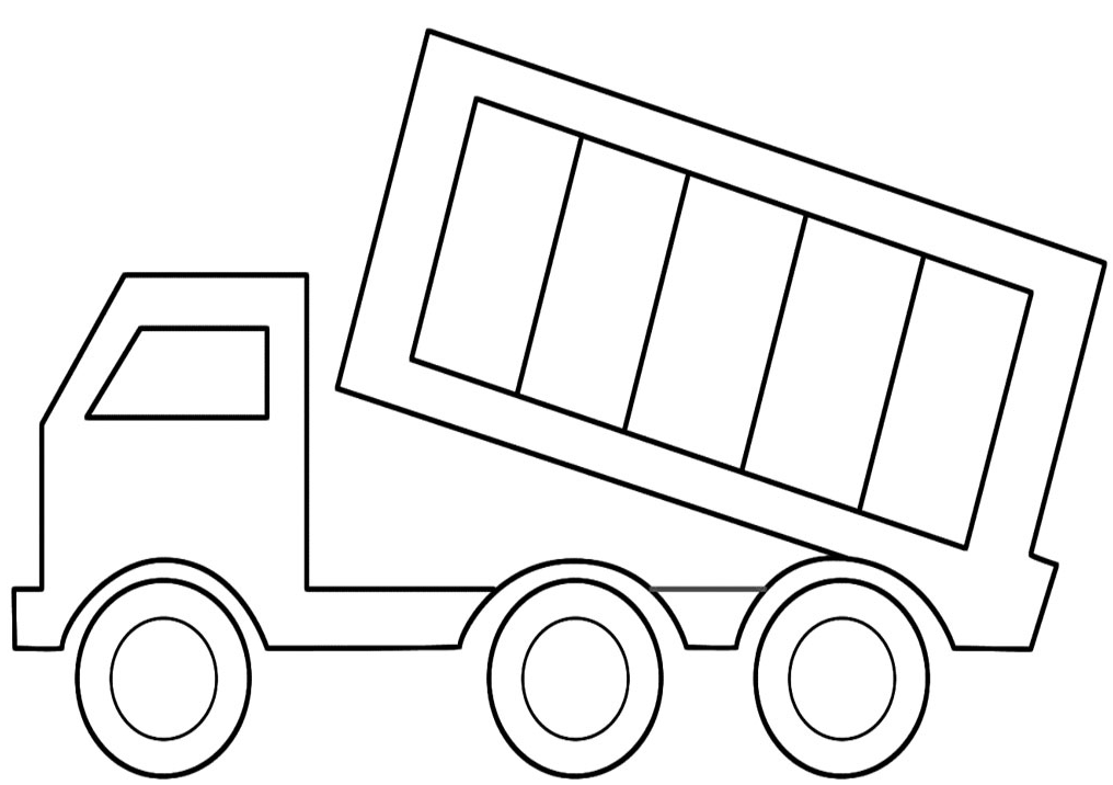 Dibujo para colorear: Truck (Transporte) #135596 - Dibujos para Colorear e Imprimir Gratis