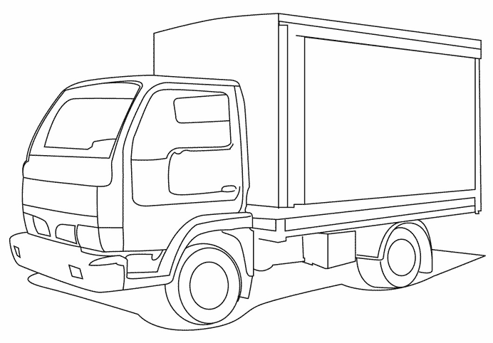Dibujo para colorear: Truck (Transporte) #135604 - Dibujos para Colorear e Imprimir Gratis