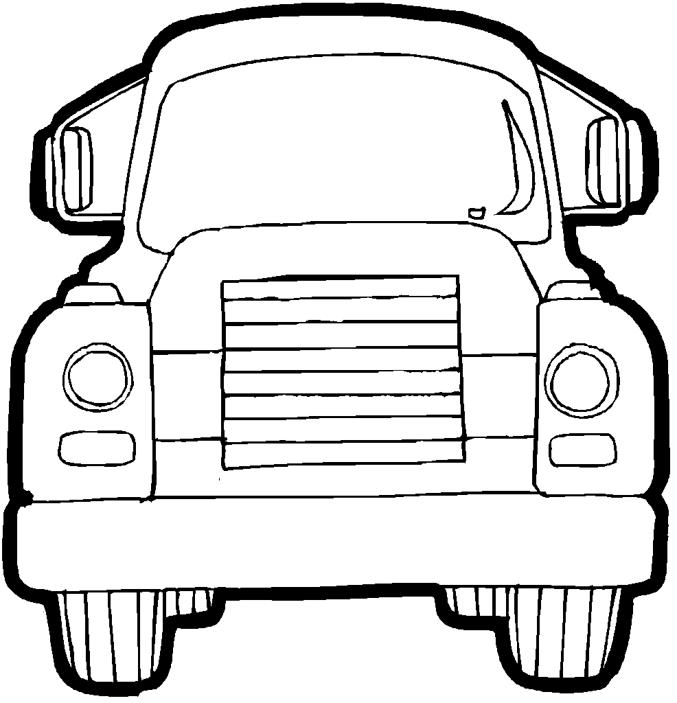 Dibujo para colorear: Truck (Transporte) #135631 - Dibujos para Colorear e Imprimir Gratis
