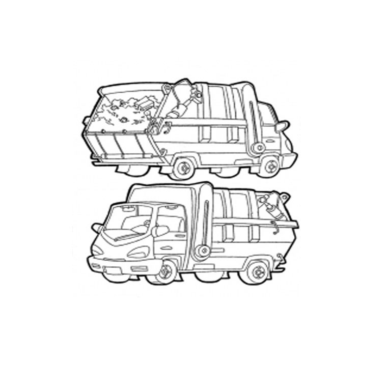 Dibujo para colorear: Truck (Transporte) #135646 - Dibujos para Colorear e Imprimir Gratis