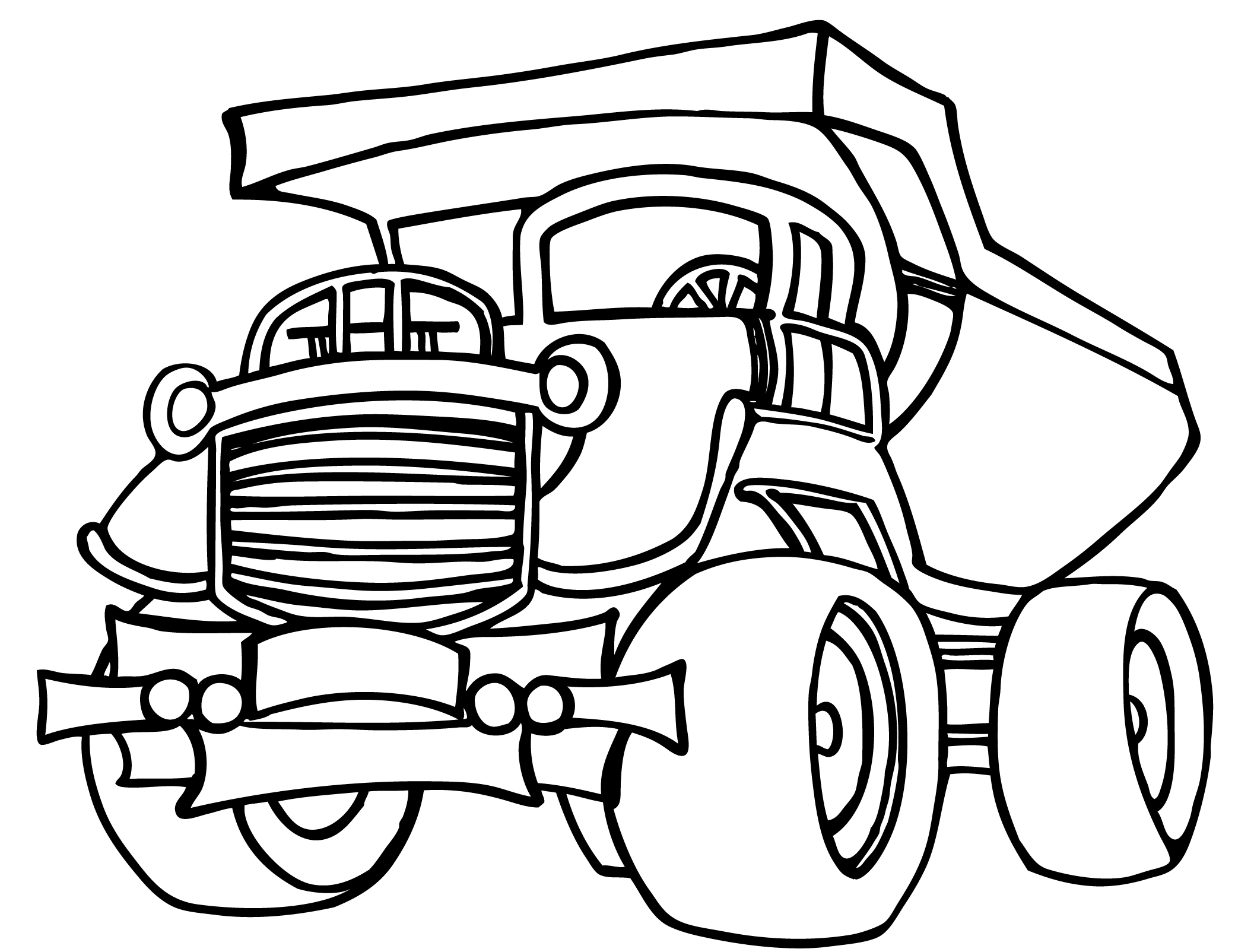 Dibujo para colorear: Truck (Transporte) #135649 - Dibujos para Colorear e Imprimir Gratis