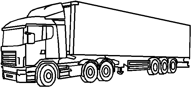 Dibujos de Truck (Transporte) para colorear y pintar – Páginas para