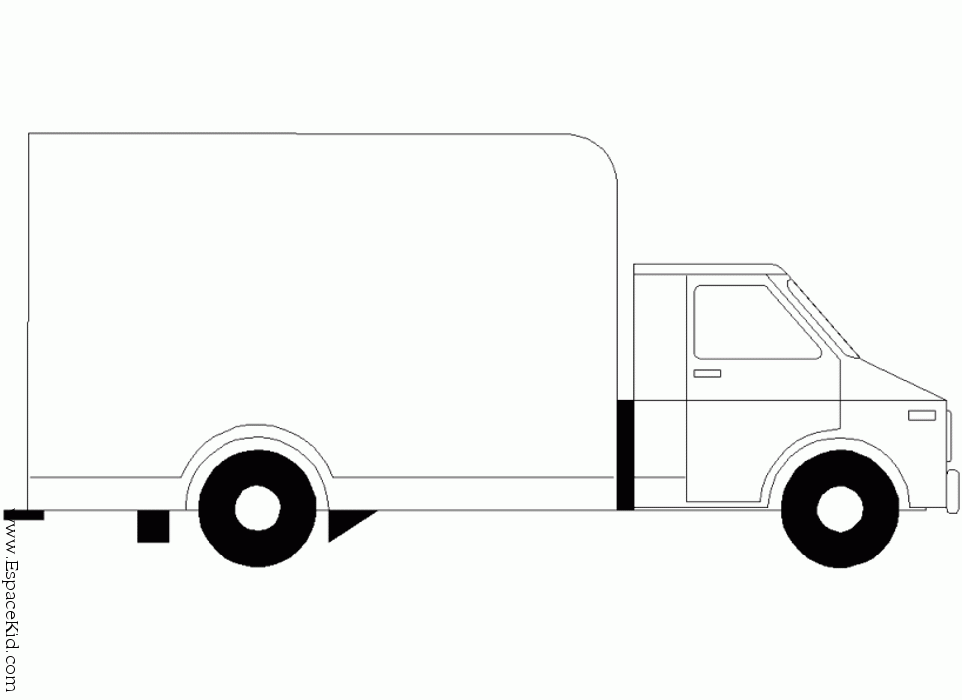 Dibujo para colorear: Truck (Transporte) #135671 - Dibujos para Colorear e Imprimir Gratis