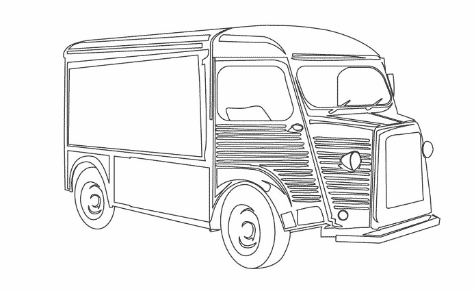 Dibujo para colorear: Truck (Transporte) #135672 - Dibujos para Colorear e Imprimir Gratis