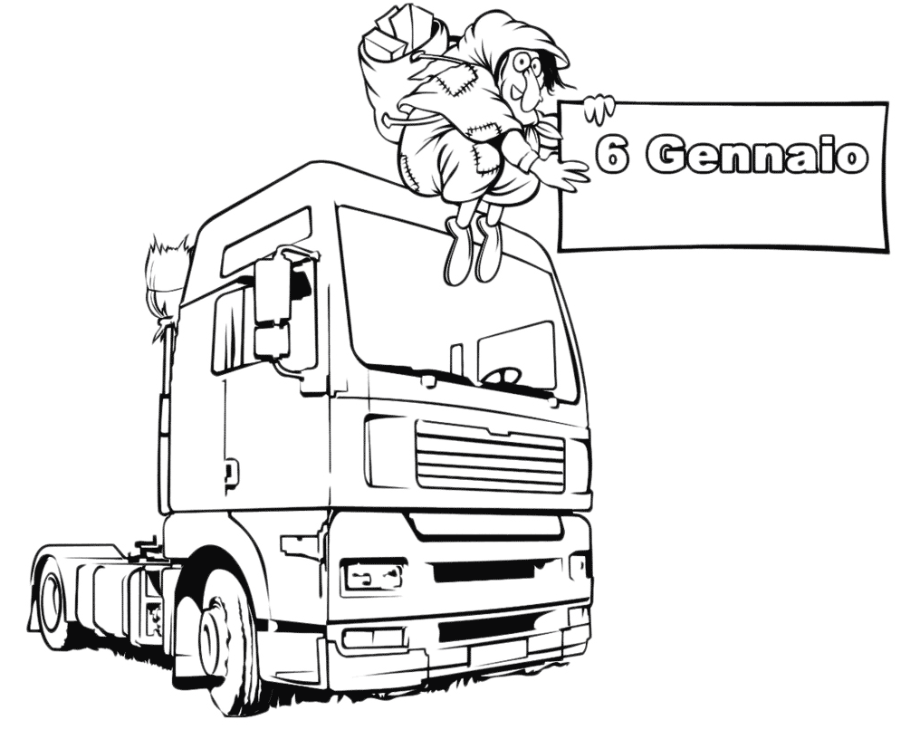 Dibujo para colorear: Truck (Transporte) #135696 - Dibujos para Colorear e Imprimir Gratis