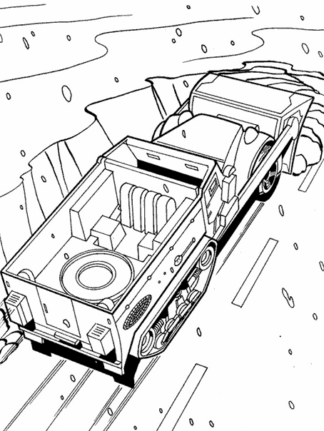 Dibujo para colorear: Truck (Transporte) #135699 - Dibujos para Colorear e Imprimir Gratis