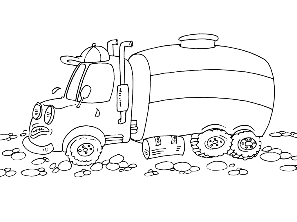 Dibujo para colorear: Truck (Transporte) #135704 - Dibujos para Colorear e Imprimir Gratis