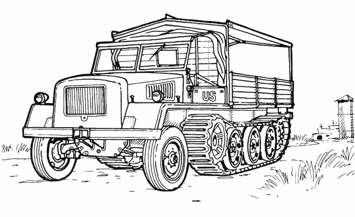Dibujo para colorear: Truck (Transporte) #135754 - Dibujos para Colorear e Imprimir Gratis