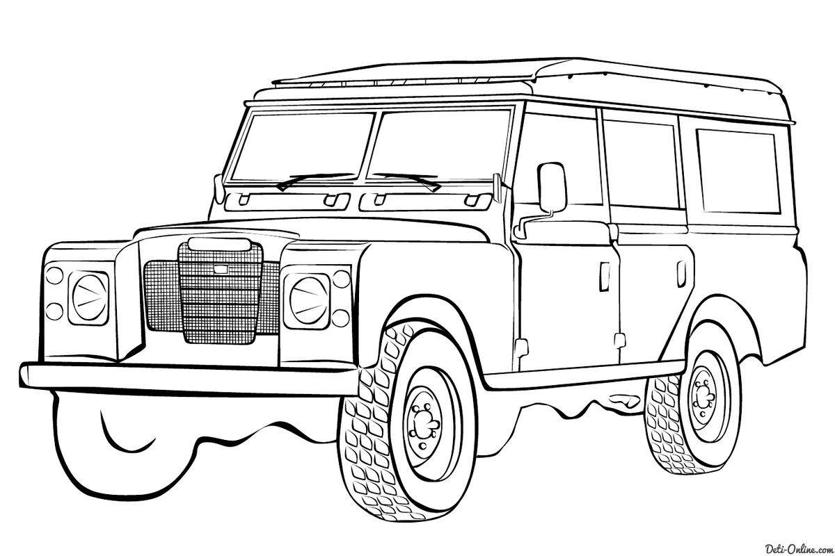 Dibujo gratuito Vehículos 4x4 #145919 de la coleccion Transporte para imprimir
