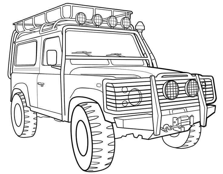 Dibujo gratuito Vehículos 4x4 #145943 de la coleccion Transporte para imprimir Dibujo gratuito Vehículos 4x4 #145943 de la coleccion Transporte para imprimir