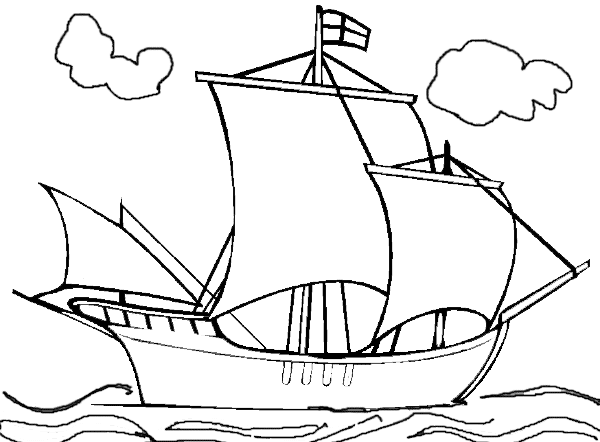 Dibujo gratuito Velero #143558 de la coleccion Transporte para imprimir