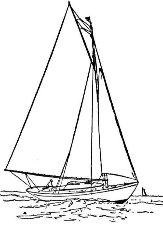 Dibujo gratuito Velero #143572 de la coleccion Transporte para imprimir