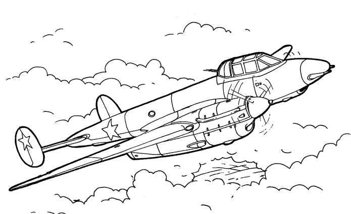 Dibujo para colorear: War Planes (Transporte) #141238 - Dibujos para Colorear e Imprimir Gratis