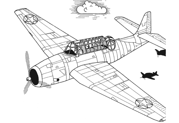 Dibujo para colorear: War Planes (Transporte) #141245 - Dibujos para Colorear e Imprimir Gratis
