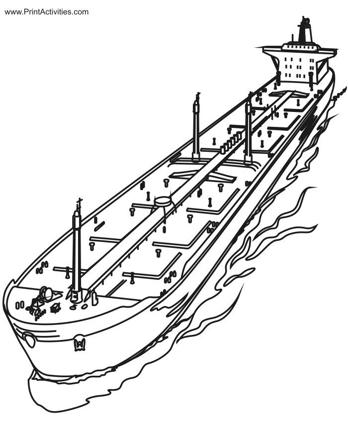 Dibujo para colorear: Warship (Transporte) #138638 - Dibujos para Colorear e Imprimir Gratis
