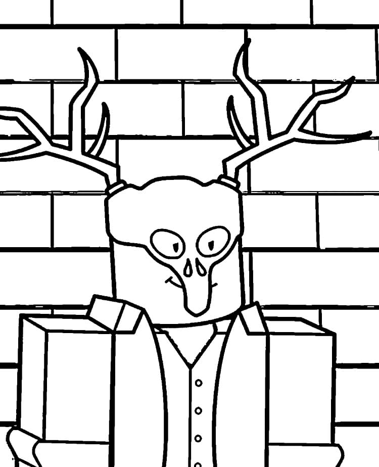 Dibujo gratuito 99 Noches en el Bosque #221588 de la coleccion Videojuegos para imprimir