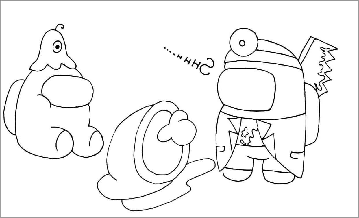 Dibujo gratuito Among Us #171902 de la coleccion Videojuegos para imprimir