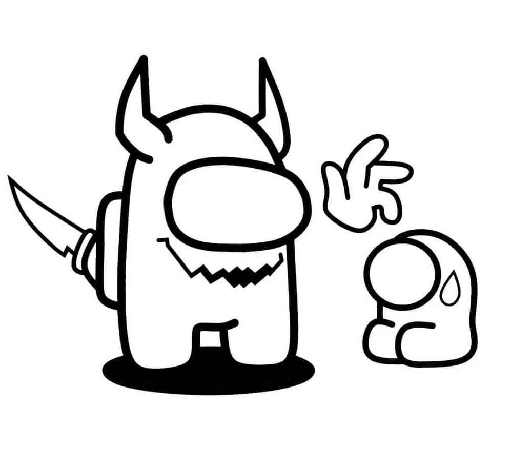 Dibujo para colorear: Among Us (Videojuegos) #171973 - Dibujos para Colorear e Imprimir Gratis