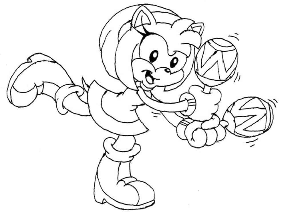 Dibujo gratuito Amy Rose #184218 de la coleccion Videojuegos para imprimir Dibujo gratuito Amy Rose #184218 de la coleccion Videojuegos para imprimir