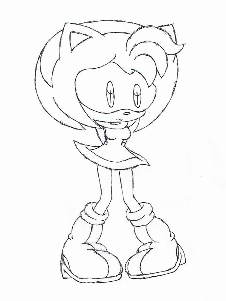 Dibujo gratuito Amy Rose #184228 de la coleccion Videojuegos para imprimir Dibujo gratuito Amy Rose #184228 de la coleccion Videojuegos para imprimir