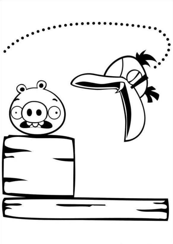 Dibujo gratuito Angry Birds #195702 de la coleccion Videojuegos para imprimir