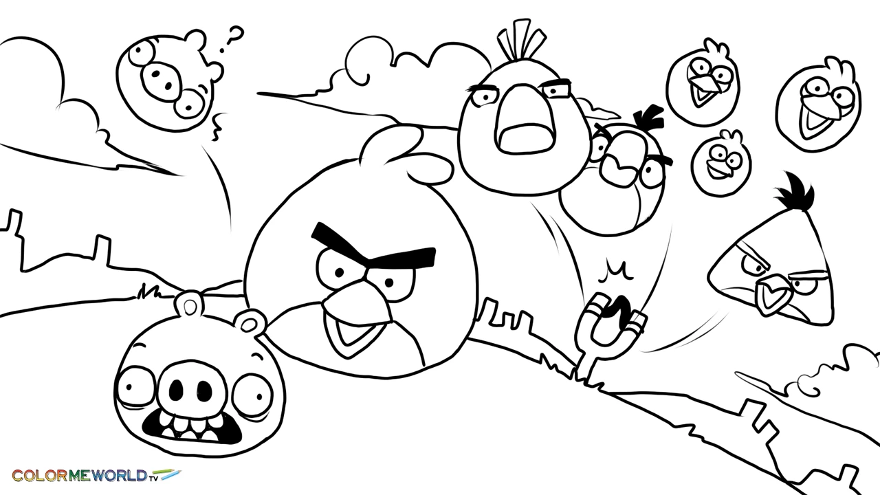 Dibujo gratuito Angry Birds #25051 de la coleccion Videojuegos para imprimir Dibujo gratuito Angry Birds #25051 de la coleccion Videojuegos para imprimir